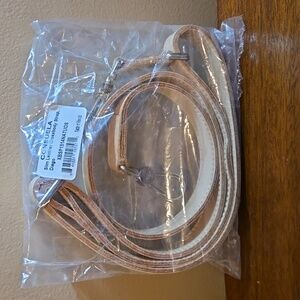 Consuela Slim Leather Crossbody Strap Natural